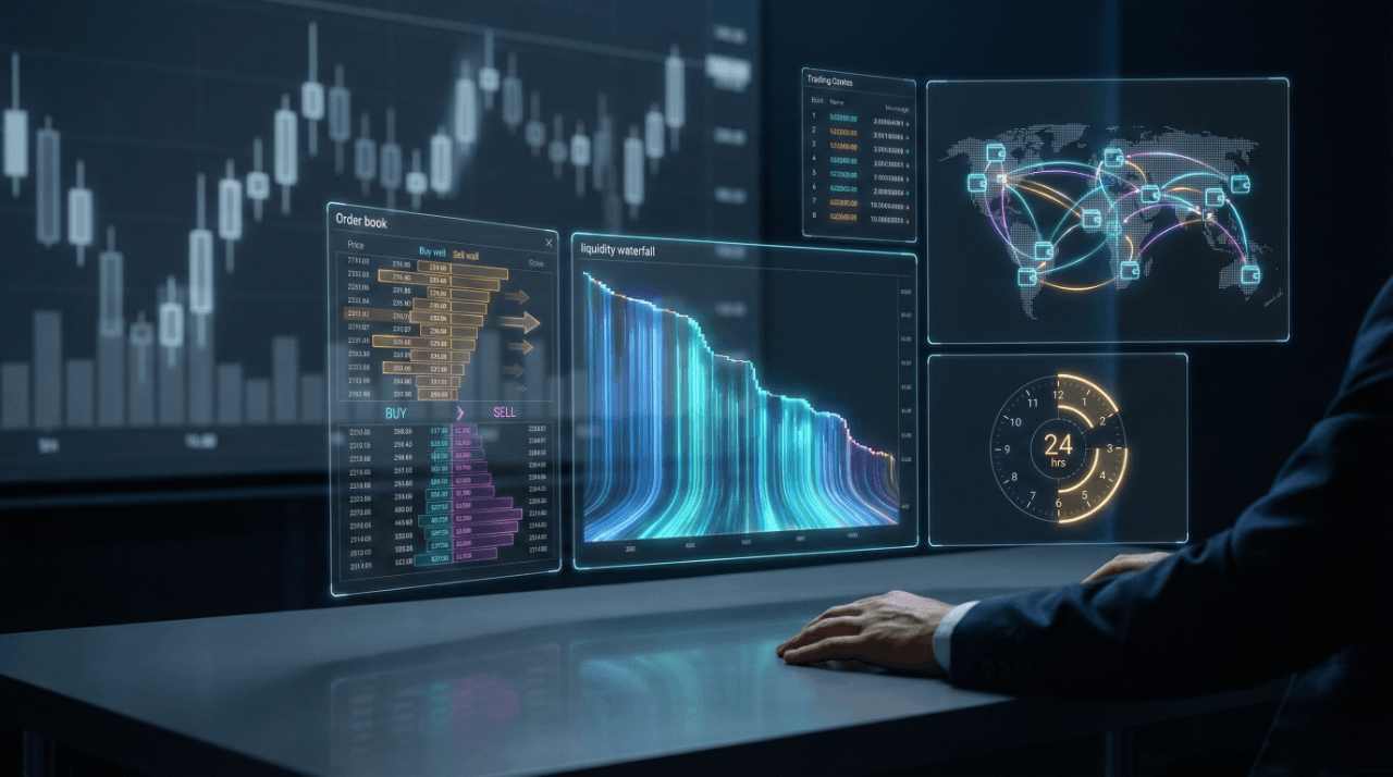 Abstract market blocks representing signal discovery